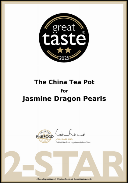 Load image into Gallery viewer, Two-star Award Winning Jasmine Dragon Pearl tea